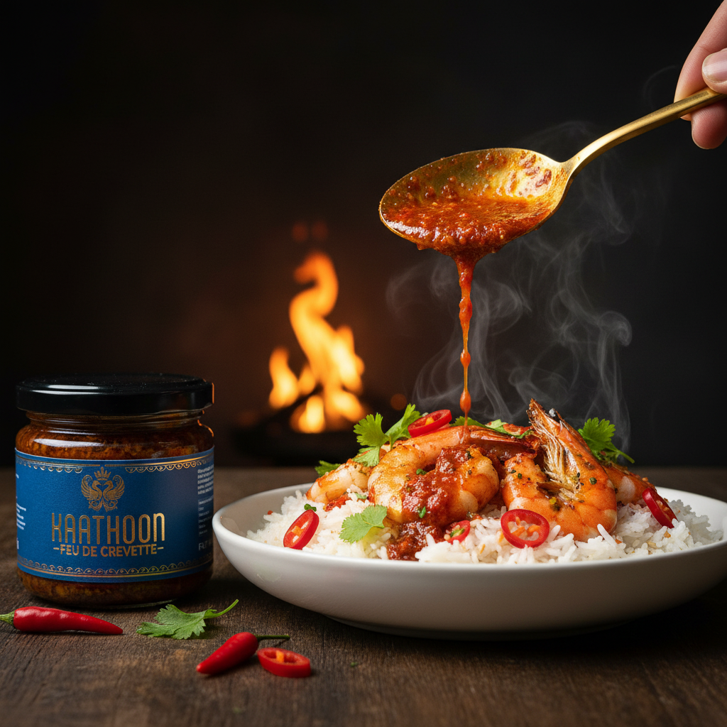 Feu de Crevette - Rice & Prawns