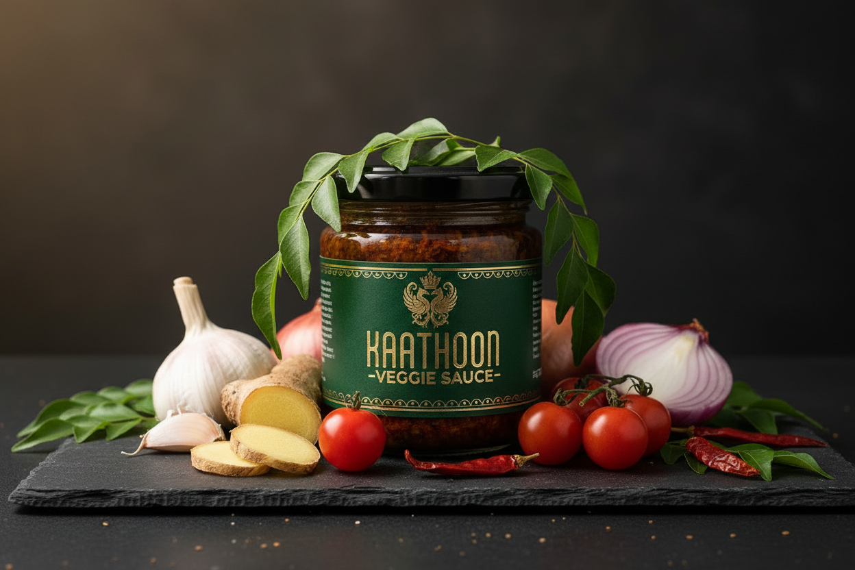 Kaathoon Veggie Sauce - Real Ingredients